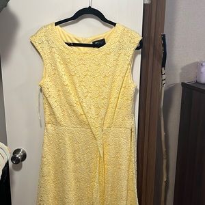 Yellow flower dress